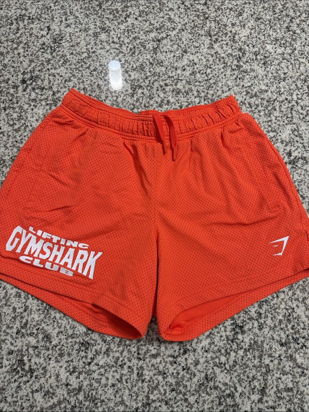 Gymshark Orange Athletic Mesh Shorts